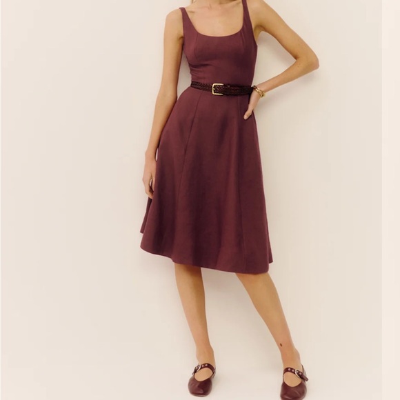 badgley mischka pleated a line midi dress Badgley Mischka Gazar Boatneck Cocktail Dress main image 0